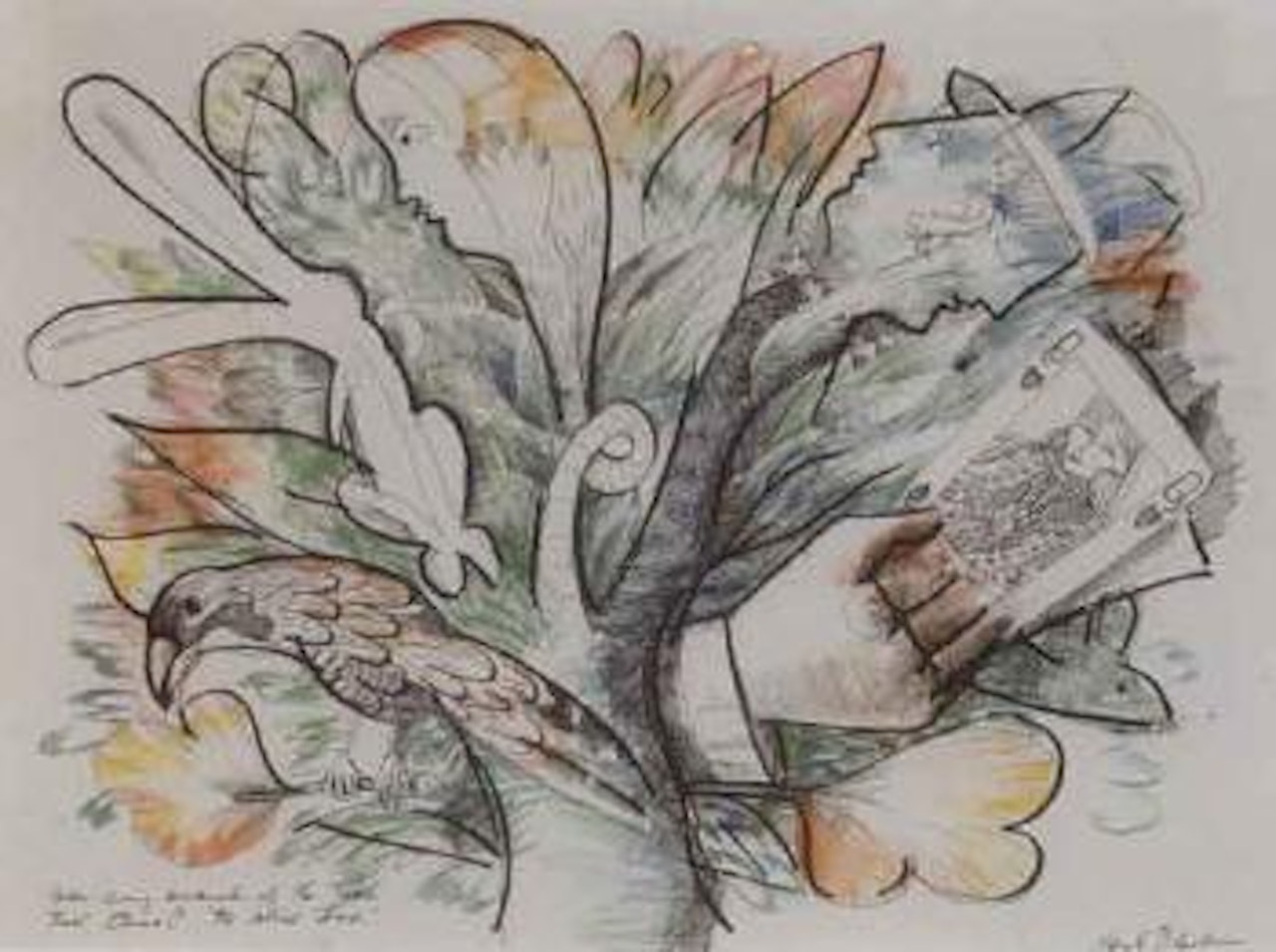 Alice tree by Charles Blackman