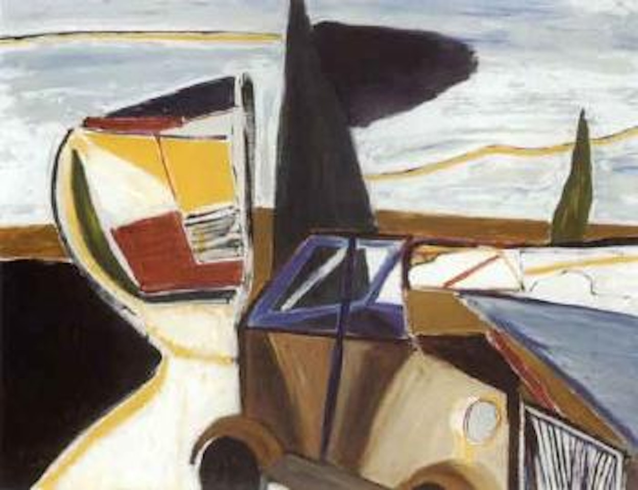 Car and driver by Kenneth Ronald Whisson