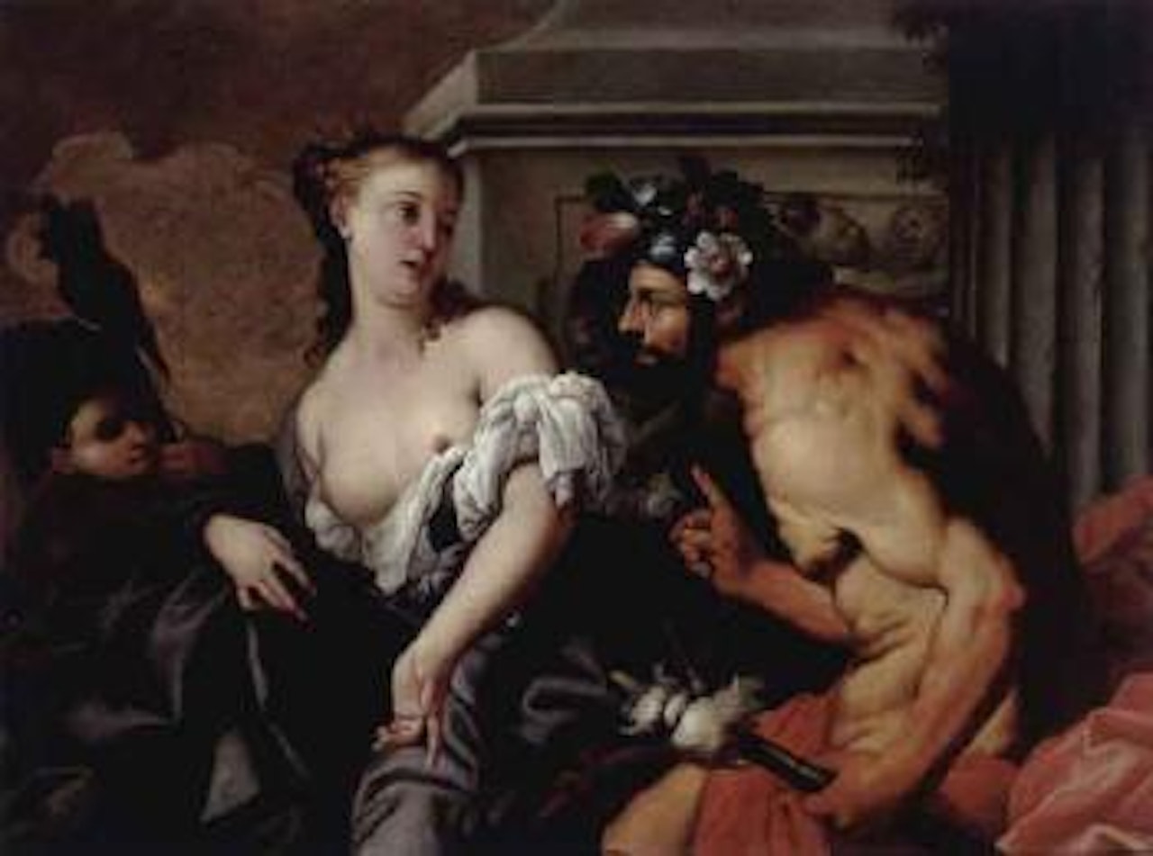 Hercules and Omphale by Antonio Zanchi