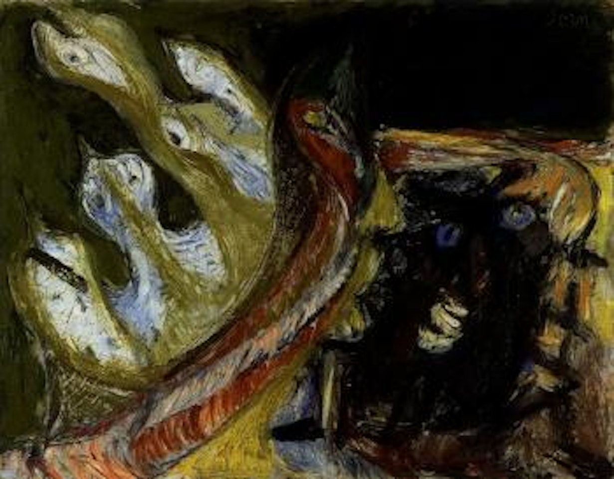 Aganak and fantasy bird creatures by Asger Jorn
