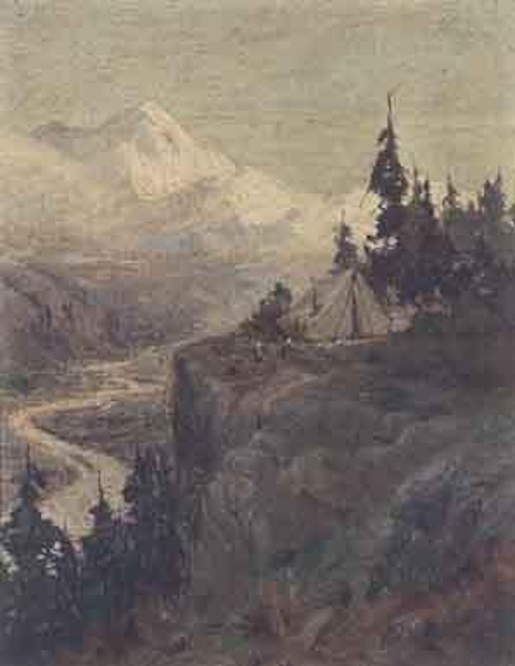 An encampment in the high country by Sydney Mortimer Laurence