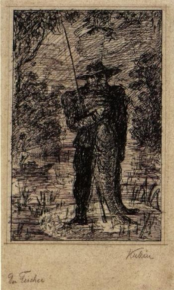 Der fischer - The fisherman by Alfred Kubin