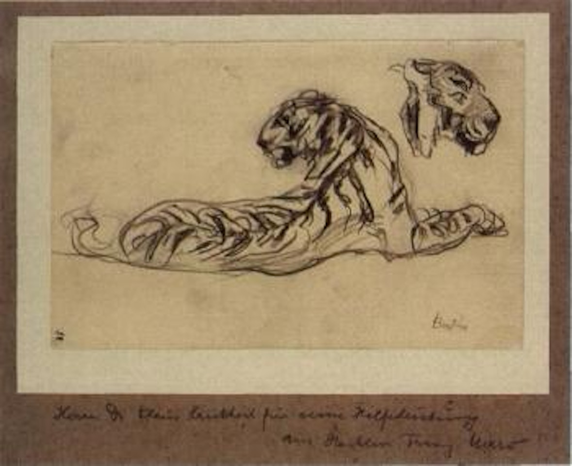 Tiger by Franz Marc