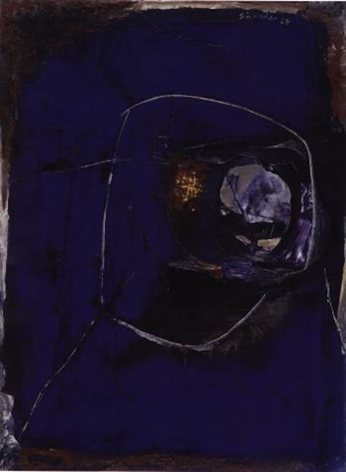 Durchbruch 1955 - Breakthrough 1966 by Emil Schumacher