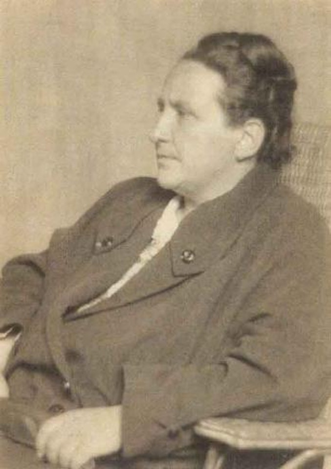 Gertrude Stein by Man Ray