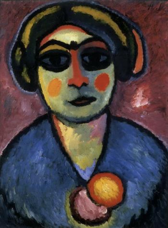 Dunkle augen by Alexej von Jawlensky
