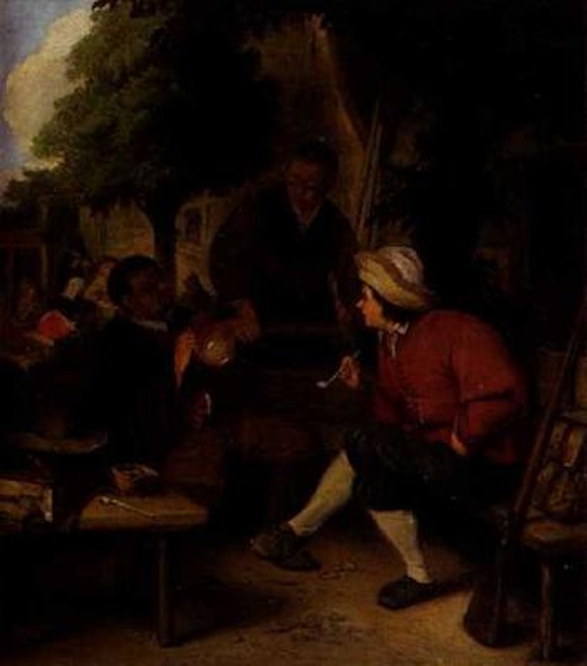 Travellers resting by Adriaen van Ostade