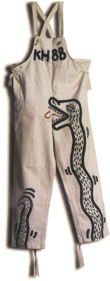 Serpent overalls by Keith Haring