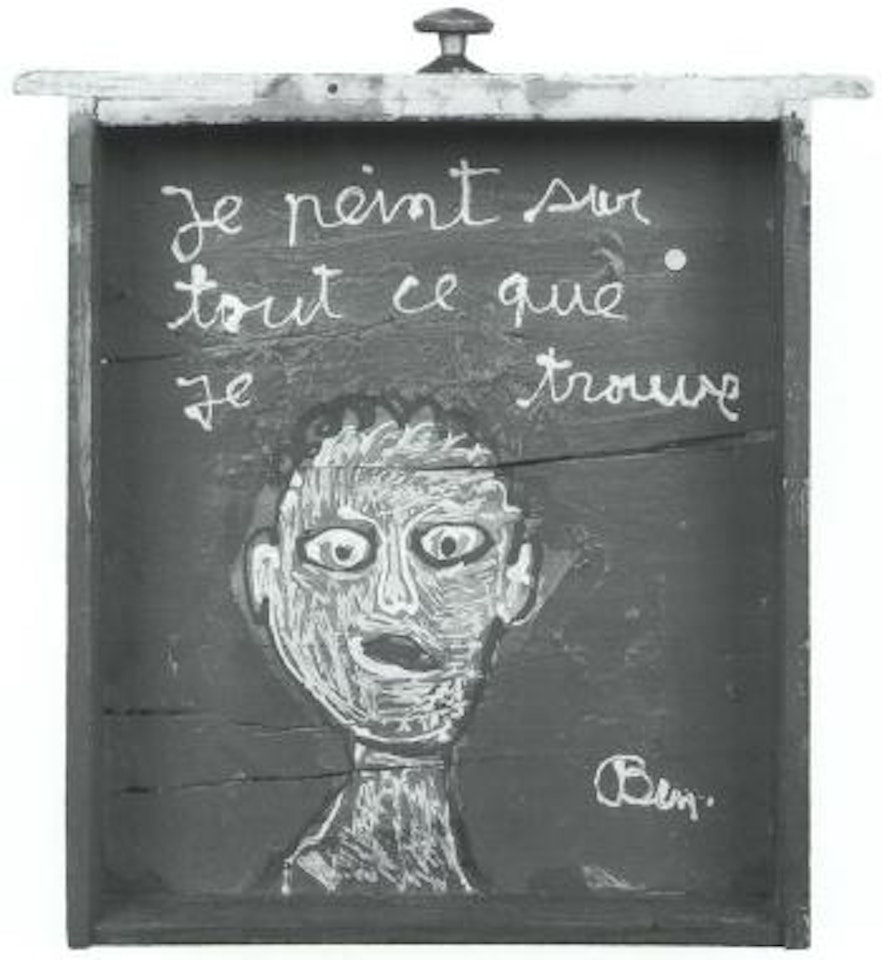 Je peint sur tout ce que je trouve by Ben Vautier