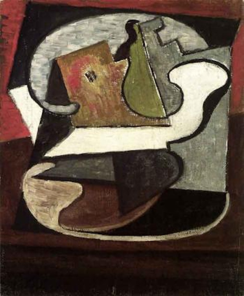 Compotier avec poire et pomme by Pablo Picasso