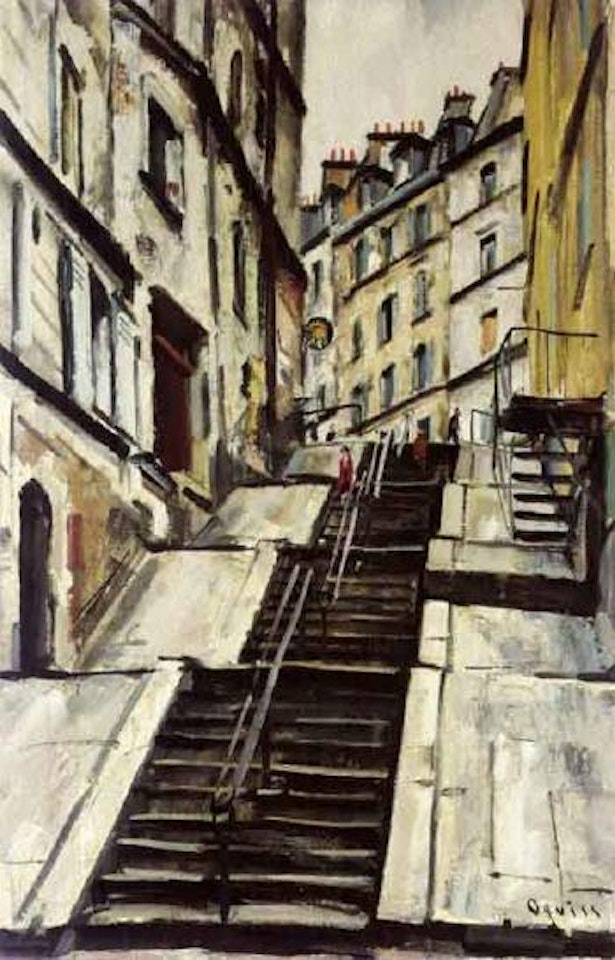 Escalier des abbesses by Takanori Oguiss
