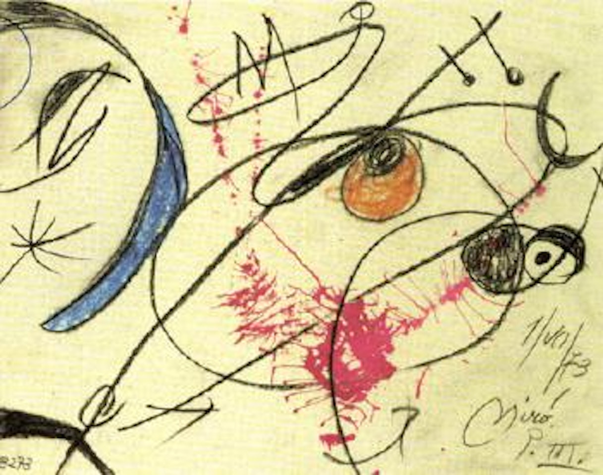 Composition by Joan Miró