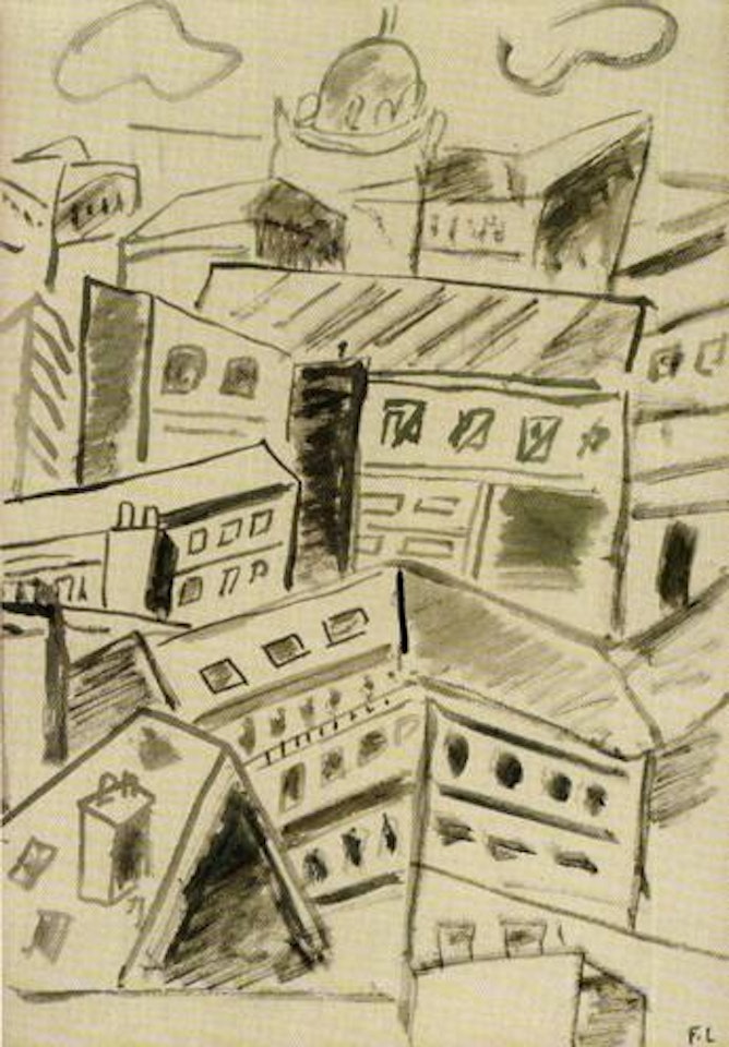 Les toits de Paris by Fernand Leger