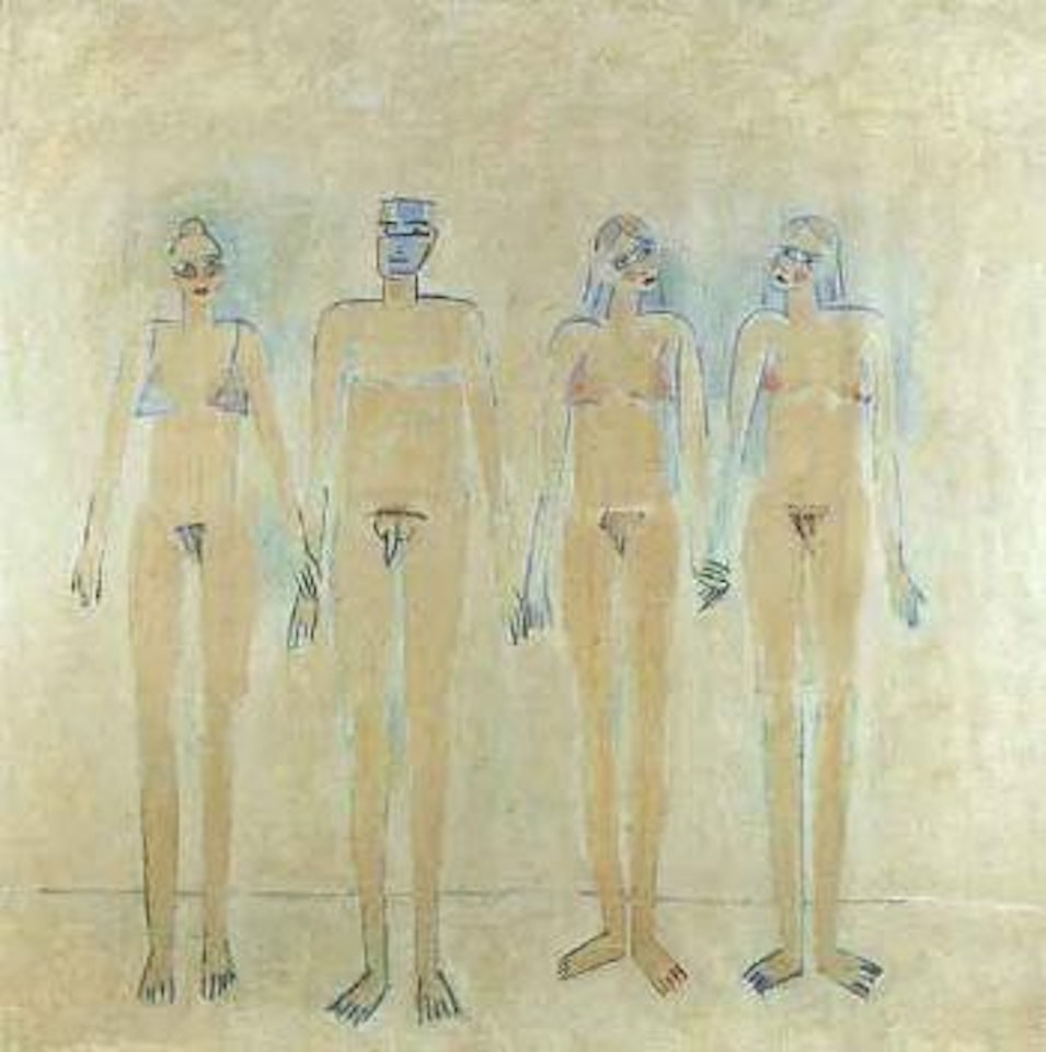Trois femmes et un homme by Louis Cane