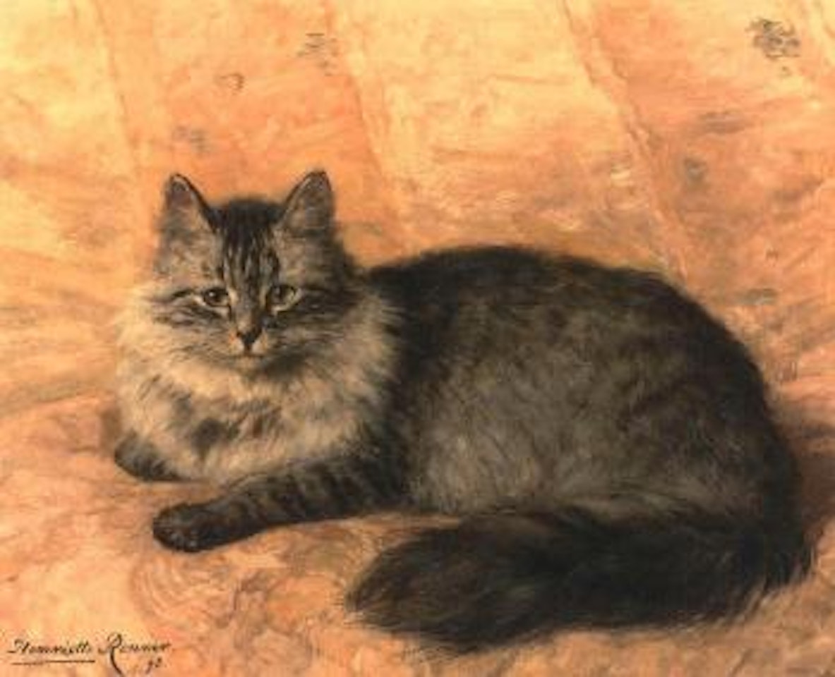Peter the cat by Henriette Ronner-Knip