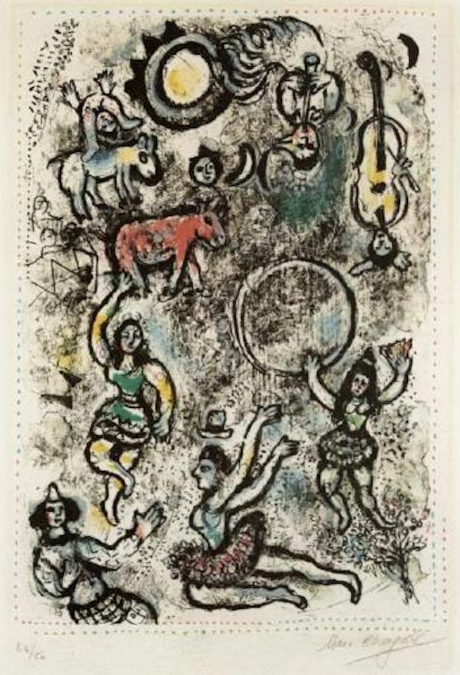 Tumblers by Marc Chagall