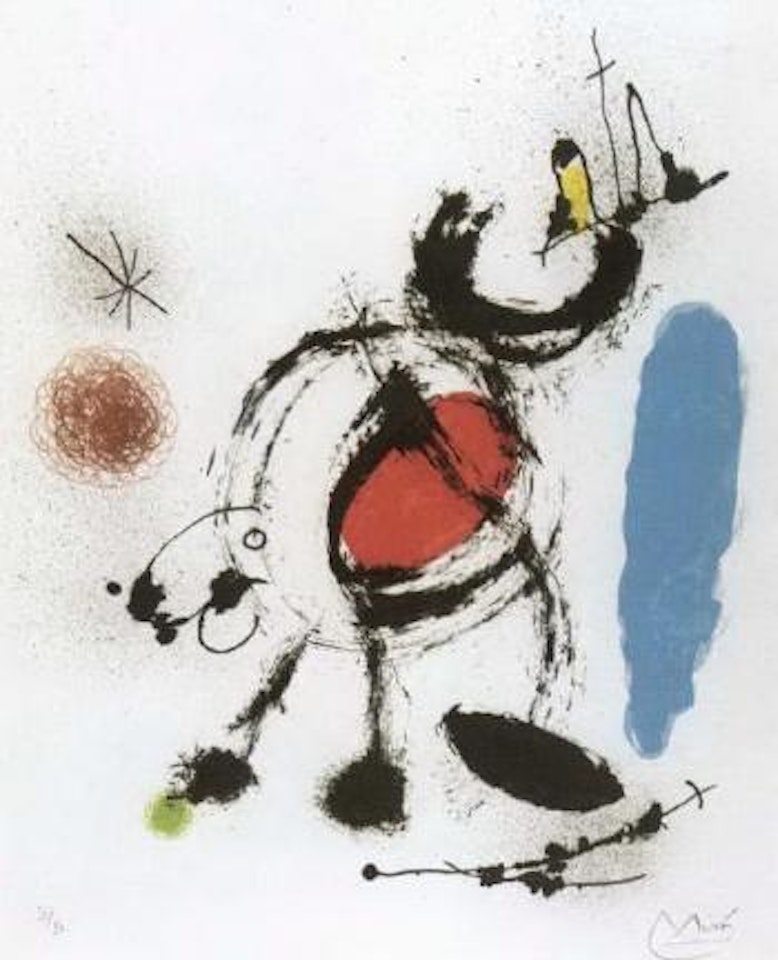 Migratory bird by Joan Miró