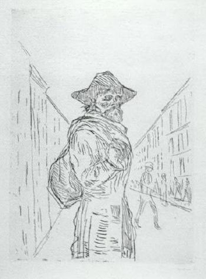 Rag and bone man by Edvard Munch