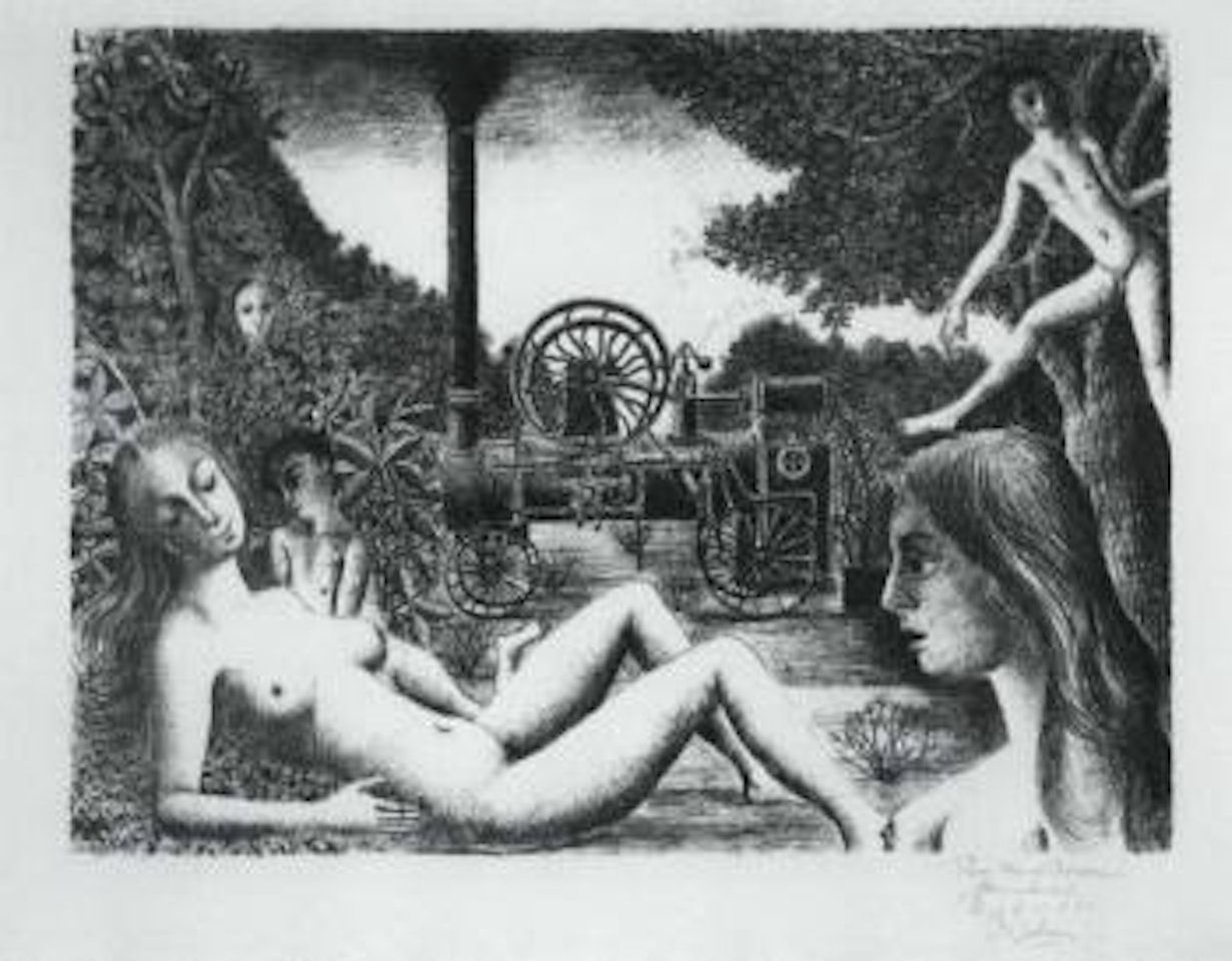 Locomobile by Paul Delvaux