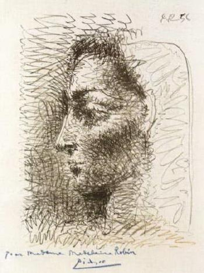 Portrait de Jacqueline by Pablo Picasso