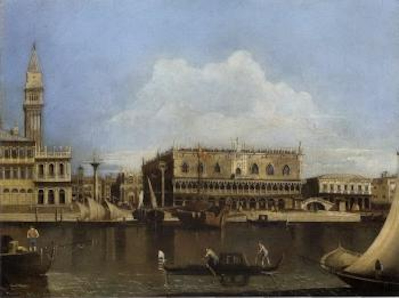 View of the Doge's Palace and the Piazzetta of San Marco by Canaletto