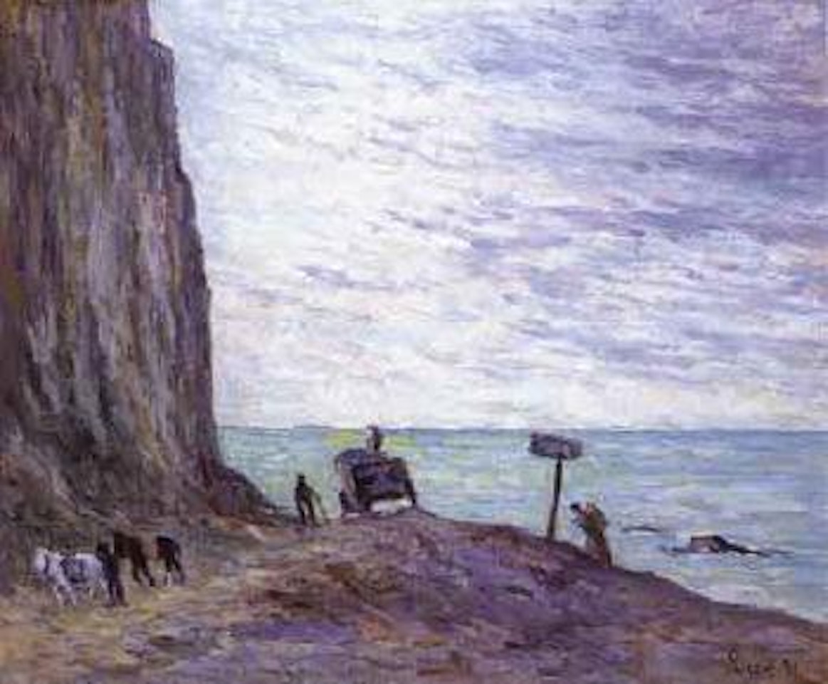Au pied des falaises by Maximilien Luce
