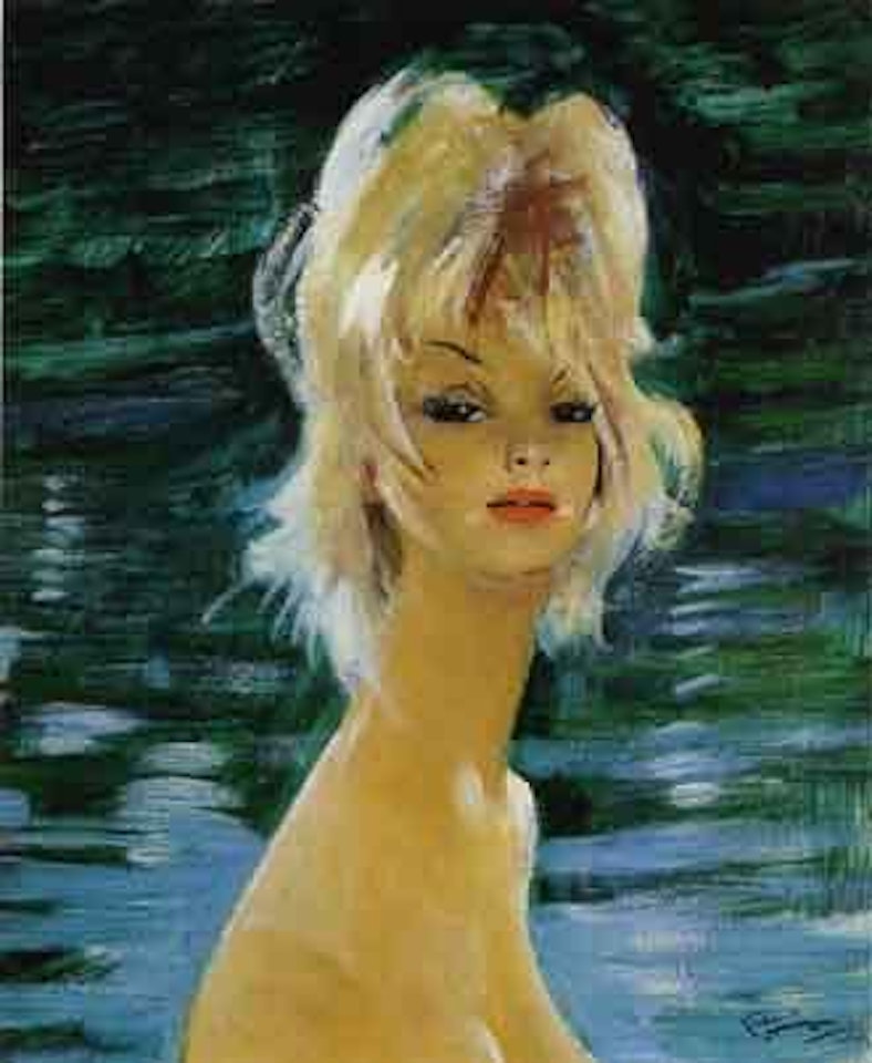 La douce Miss Gazelle by Jean Gabriel Domergue