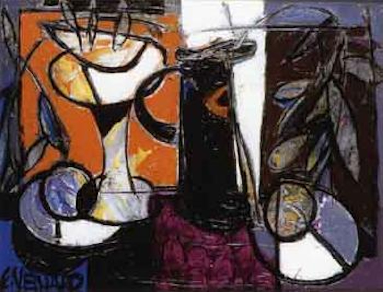 Nature morte et coupe de fruits by Claude Venard