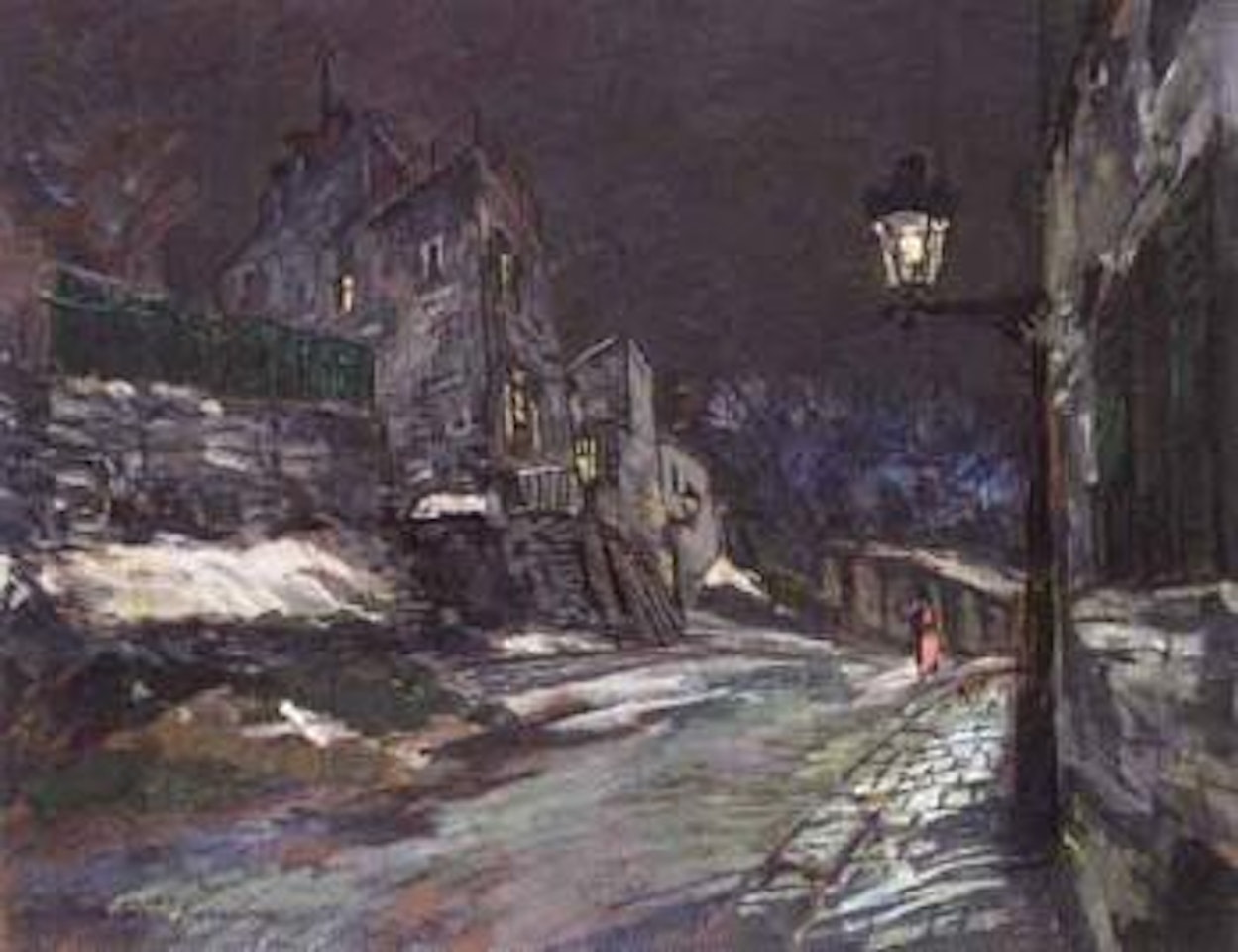 Rue Cortot by Konstantin Alekseevich Korovin