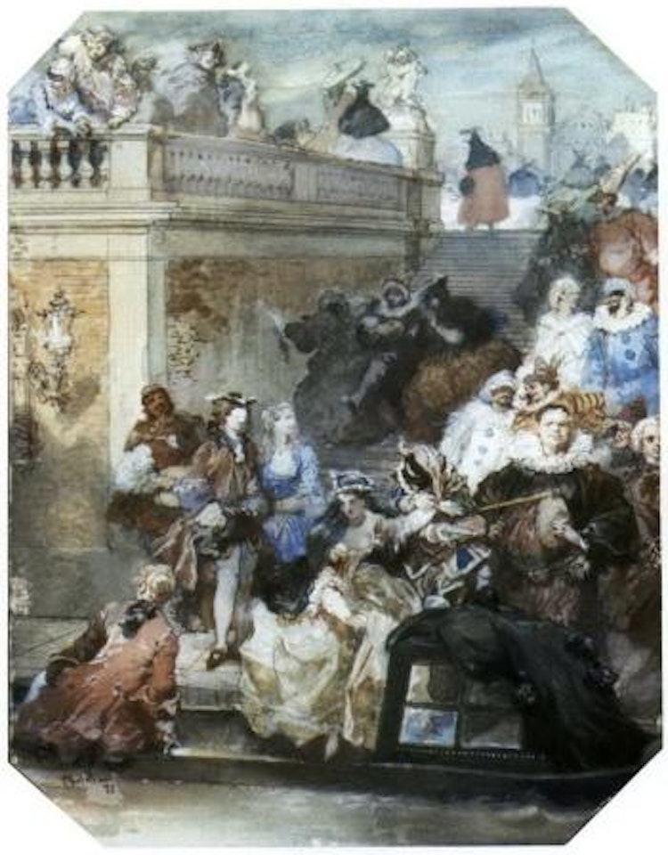 Carnival in Venice by Giovanni Boldini