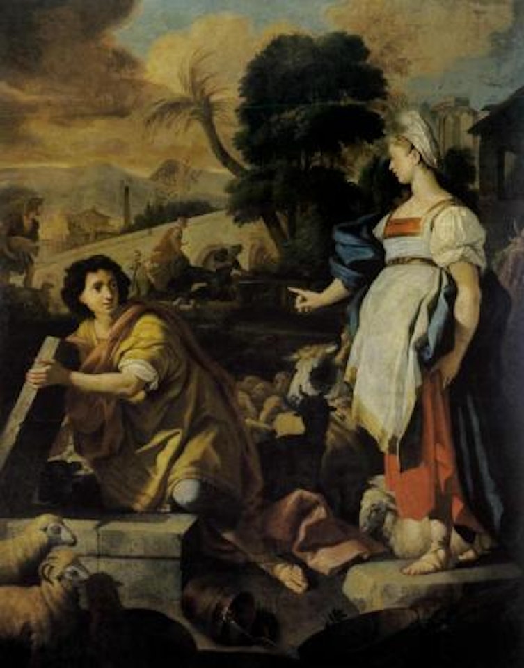 Theseus lifting his father's sword by Neapolitan School