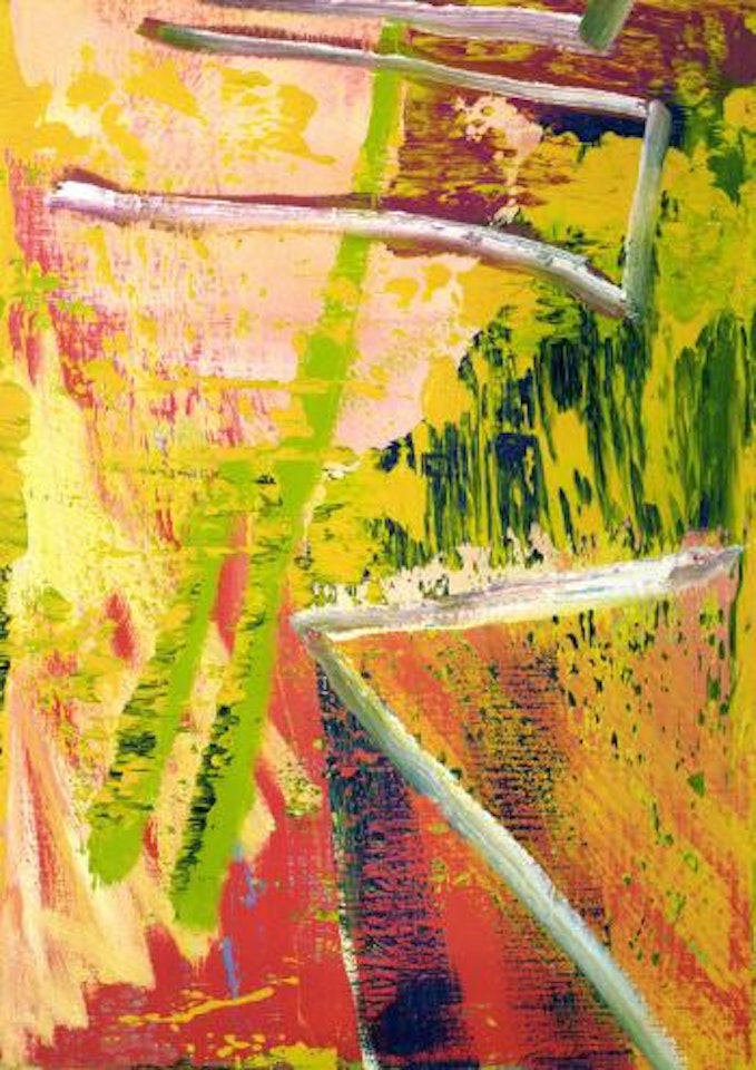 Abstract picture by Gerhard Richter