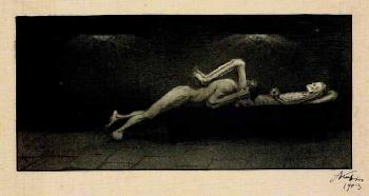 Kiss by Alfred Kubin