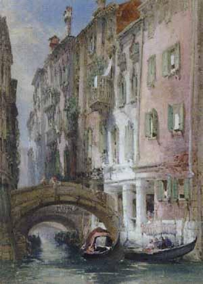 Near the Post Office, Venice by William Callow