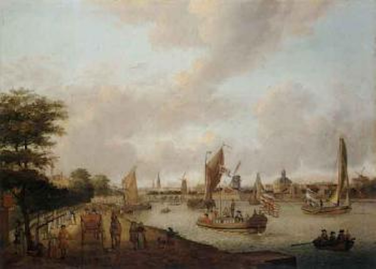 View of Amsterdam from the Buiten-Amstel by Abraham Storck
