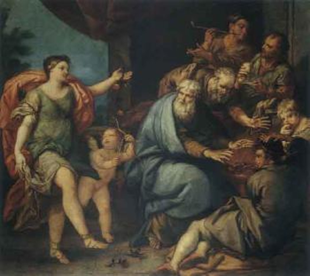 Allegory of spring and winter by BOLOGNESE SCHOOL