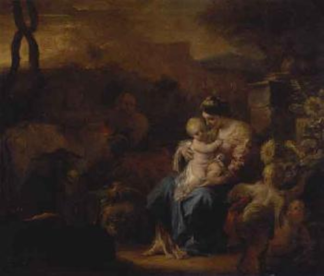 Rest on the flight into Egypt by Francesco Solimena