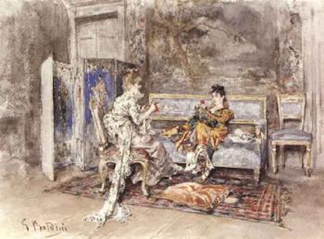 La conversazione by Giovanni Boldini