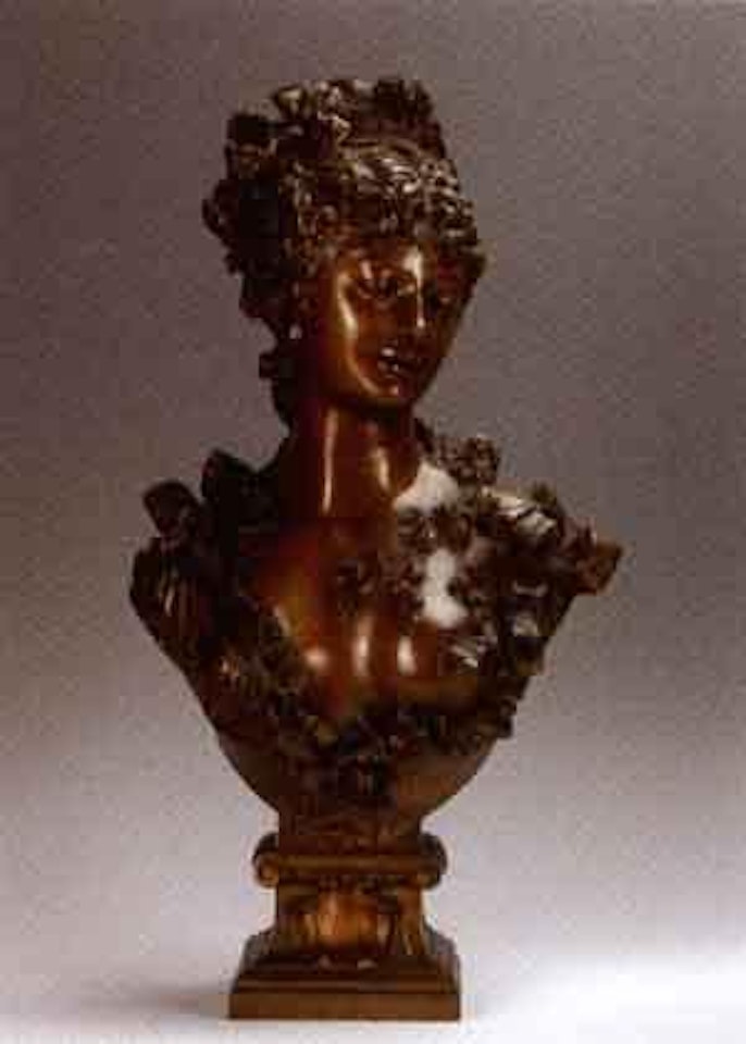 Buste de jeune femme ou Flore by Albert-Ernest Carrier-Belleuse
