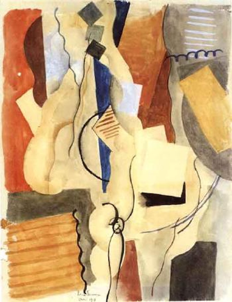 La fumee dans l'abri by Roger de la Fresnaye