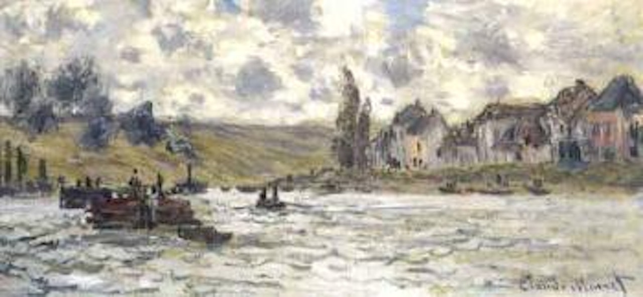 Le village de Lavacourt by Claude Monet