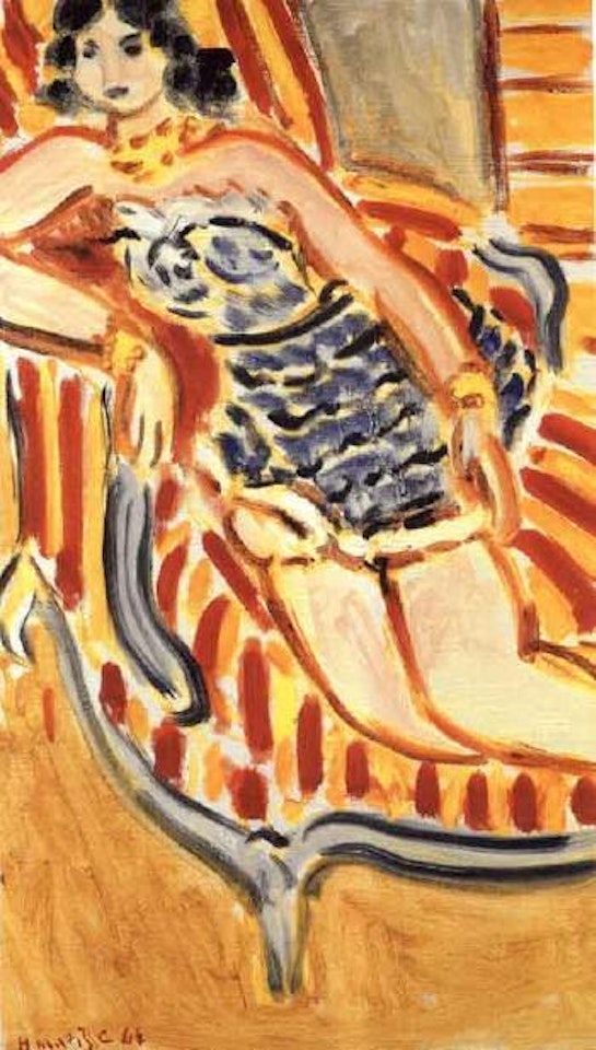 Jeune femme au canape by Henri Matisse