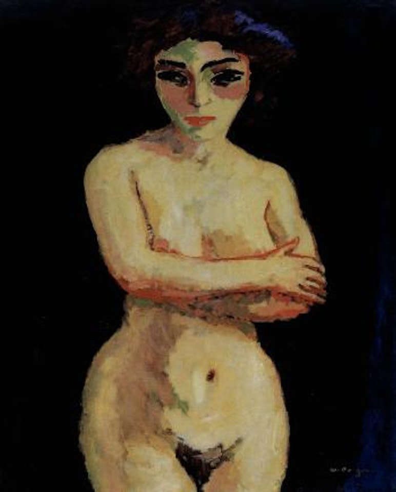 Nu sur fond noir by Kees van Dongen