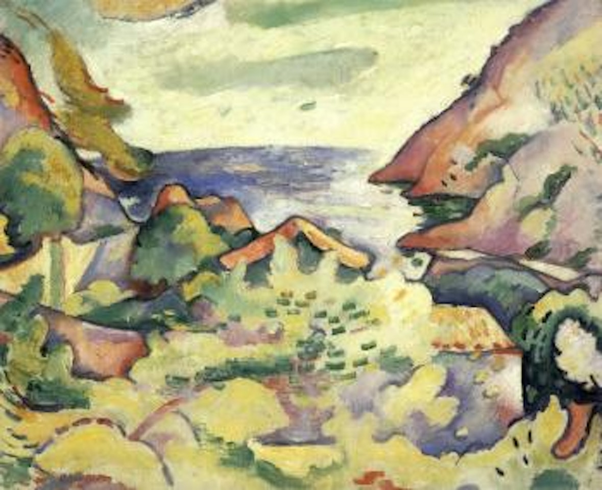 La calanque de figuerolles, la ciotat by Georges Braque