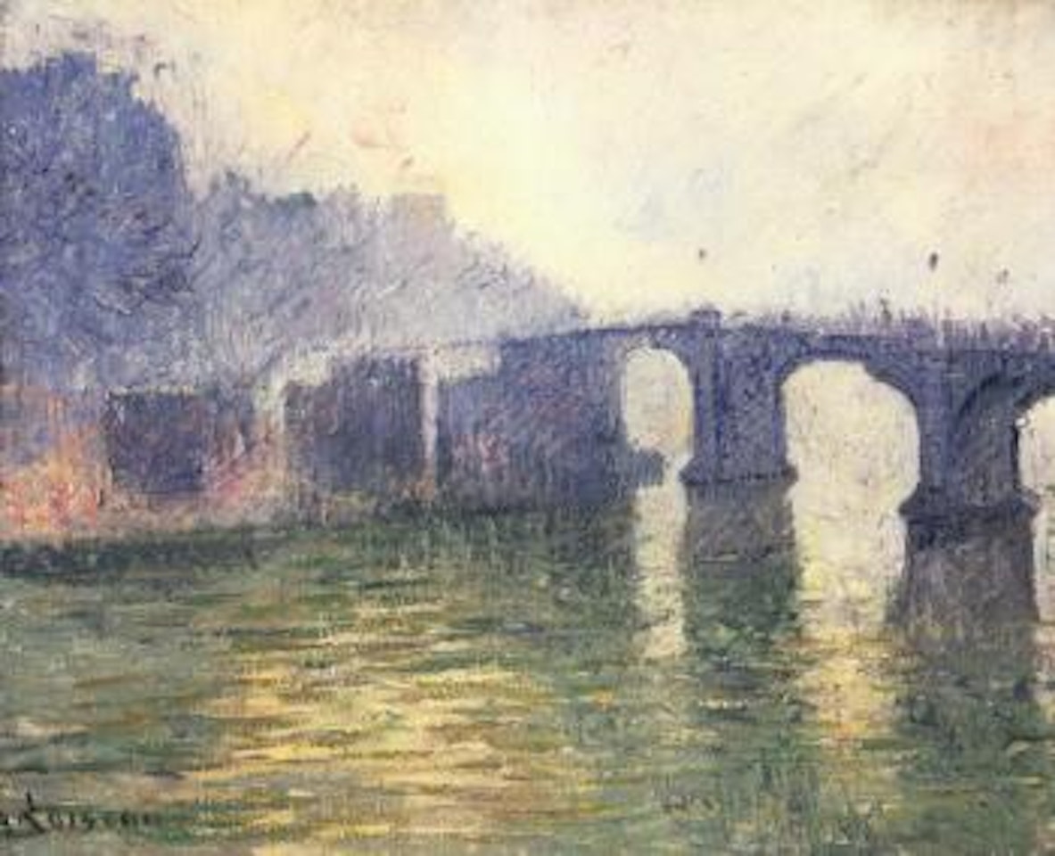 Le pont Corneille, Rouen by Gustave Loiseau