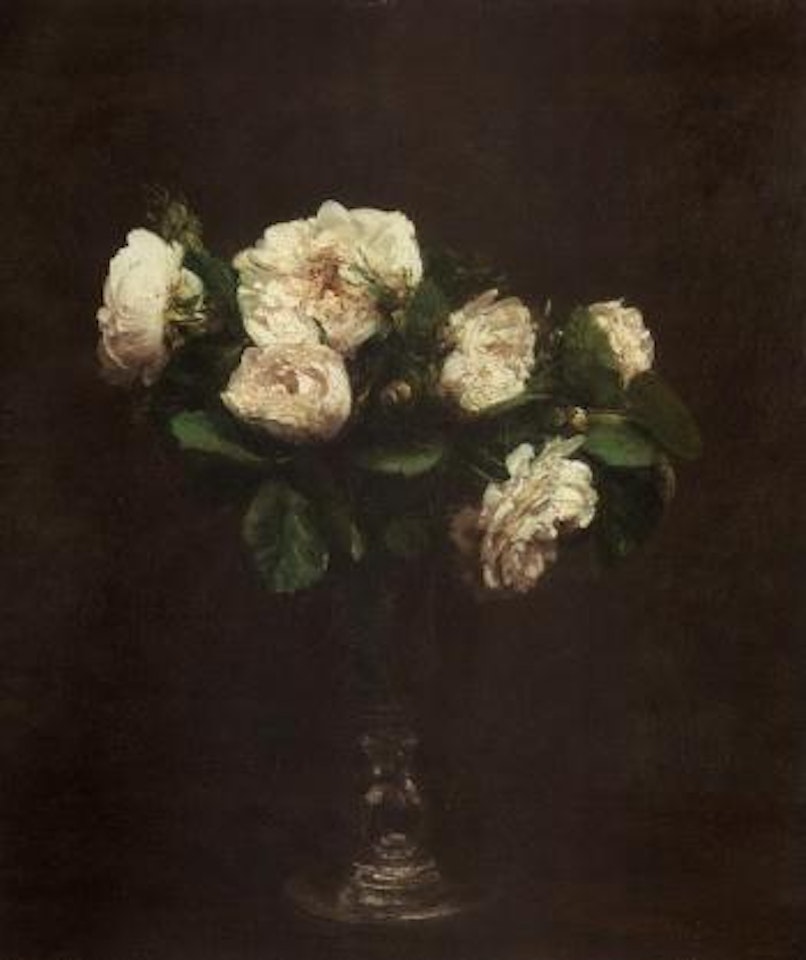 Roses by Henri Fantin-Latour