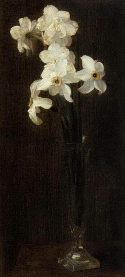 Fleurs, narcisses by Henri Fantin-Latour