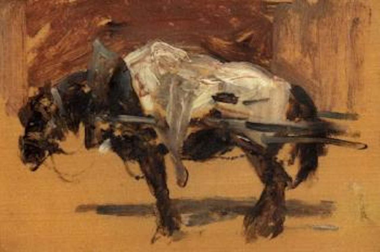 Cheval de trait a celeyran by Henri de Toulouse-Lautrec