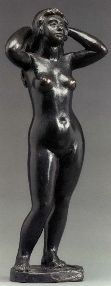 Baigneuse se coiffrant by Aristide Maillol