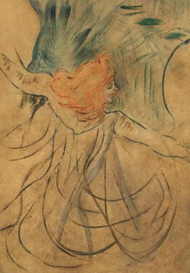 Au music hall, la Loie Fuller by Henri de Toulouse-Lautrec